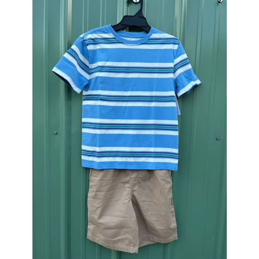 Boys T-Shirts Shorts Pants & Sideman Zip Hoodie 6-Piece Set Size L